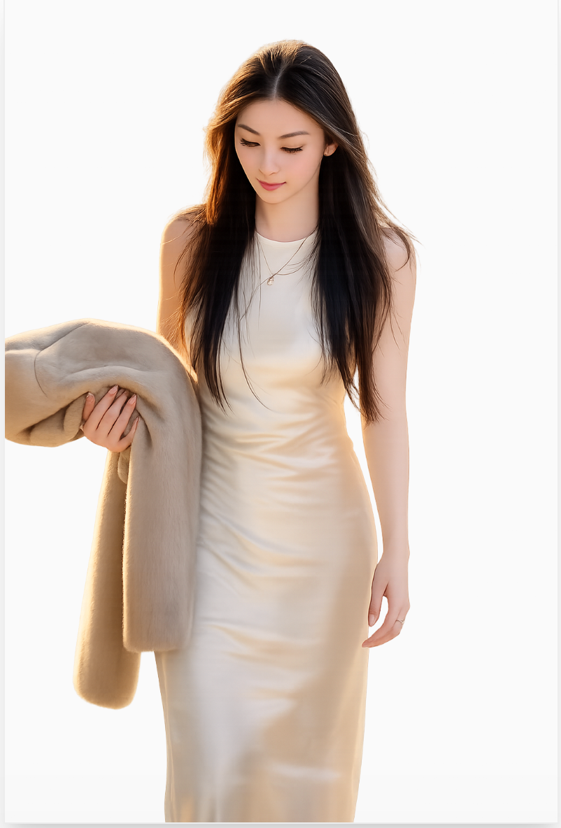 Minimal Aesthetic Dress For Women Ms 13